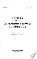 Revista de la Universidad Nacional de Cordoba