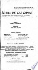 Revista de las Indias