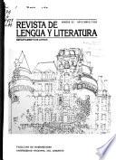 Revista de lengua y literatura