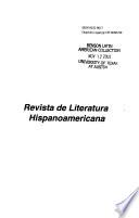 Revista de literatura hispanoamericana