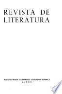 Revista de literatura