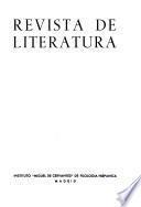 Revista de literatura