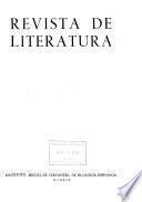 Revista de literatura