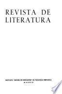 Revista de literatura