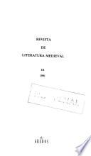 Revista de literatura medieval