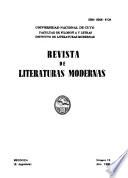 Revista de literaturas modernas