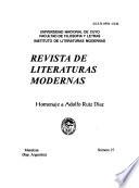 Revista de literaturas modernas