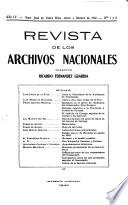 Revista de los Archivos Nacionales