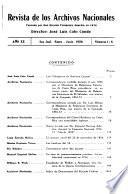 Revista de los Archivos Nacionales