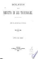 Revista de los tribunales y de legislación universal