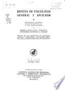 Revista de psicologia general y aplicada