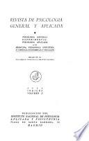 Revista de psicologia general y aplicada