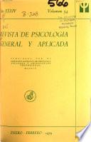 Revista de psicología general y aplicada