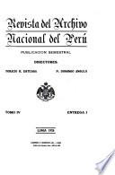 Revista del Archivo Nacional del Perú