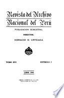 Revista del Archivo Nacional del Perú