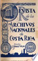 Revista del Archivo Nacional