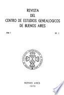 Revista del Centro de Estudios Genealógicos de Buenos Aires