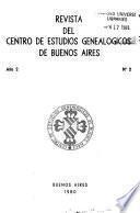 Revista del Centro de Estudios Genealógicos de Buenos Aires