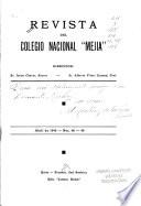 Revista del Colegio Nacional Mejía.