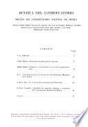 Revista del Conservatorio