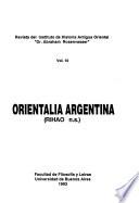 Revista del Instituto de Historia Antigua Oriental