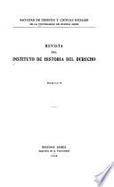 Revista del Instituto de Historia del Derecho