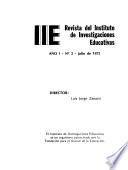 Revista del Instituto de Investigaciones Educativas