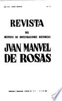 Revista del Instituto de Investigaciones Históricas Juan Manuel de Rosas