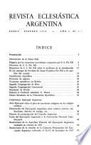 Revista eclesiástica argentina