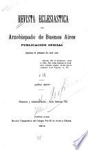 Revista eclesiástica del Arzobispado de Buenos Aires