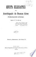 Revista eclesiástica del Arzobispado de Buenos Aires