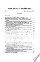 Revista española de lingüística