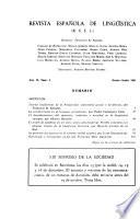 Revista española de lingüística