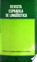 Revista española de lingüística