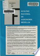 Revista, Facultad Nacional de Agronomía