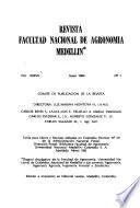 Revista, Facultad Nacional de Agronomía