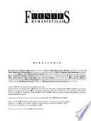 Revista Fuentes humanísticas