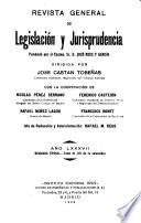 Revista general de legislación y jurisprudencia