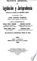 Revista general de legislación y jurisprudencia