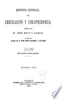 Revista general de legislación y jurisprudencia