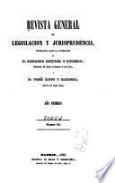 Revista general de legislación y jurisprudencia