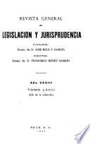 Revista general de legislación y jurisprudencia