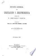 Revista general de legislación y jurisprudencia