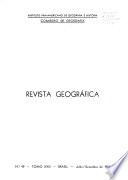 Revista geográfica del Instituto Panamericano de Geografía e Historia