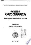 Revista geográfica del Instituto Panamericano de Geografía e Historia