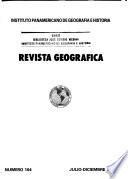 Revista geográfica del Instituto Panamericano de Geografía e Historia