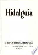 Revista Hidalguía número 120. Año 1973