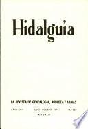Revista Hidalguía número 125. Año 1974