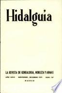 Revista Hidalguía número 157. Año 1979