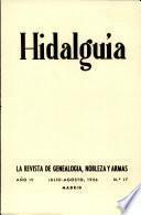 Revista Hidalguía número 17. Año 1956